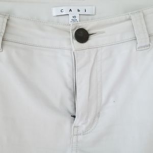 Cabi khaki lightweight crops